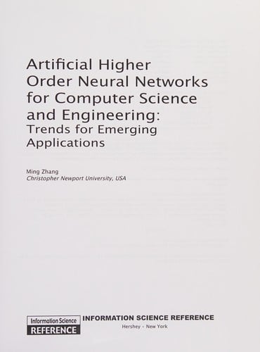 Artificial higher order neural networks for computer science and engineering