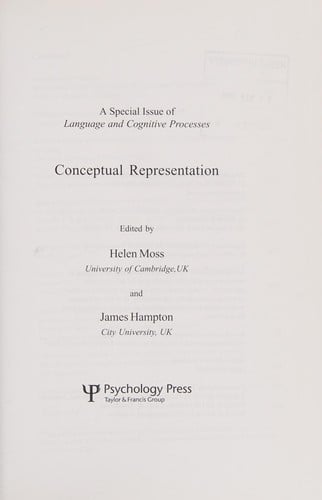 Conceptual representation