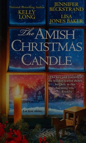 The Amish Christmas candle