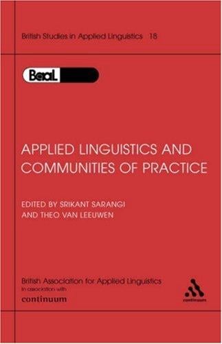Applied linguistics and communities of practice