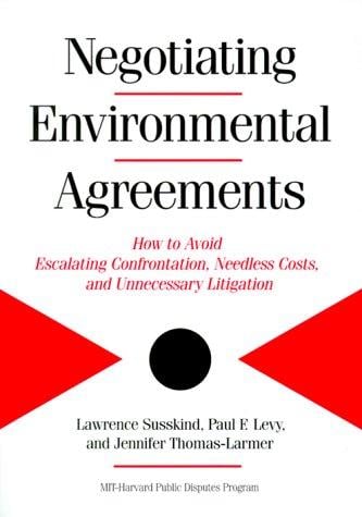 Negotiating environmental agreements