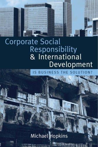 Corporate social responsibility and international development