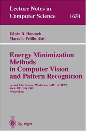 Energy minimization methods in computer vision and pattern recognition