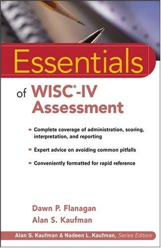 Essentials of WISC-IV assessment
