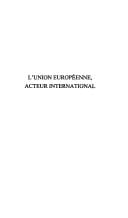 L'Union européenne, acteur international
