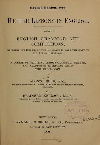 Higher lessons in English