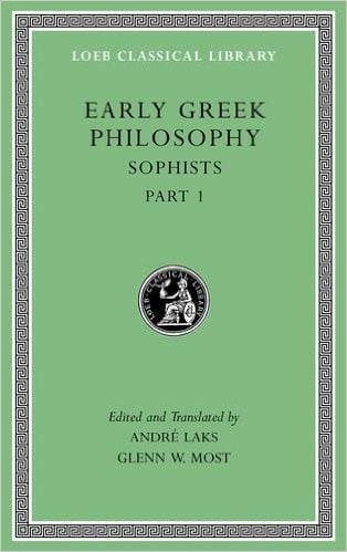 Early Greek Philosophy, Volume VIII