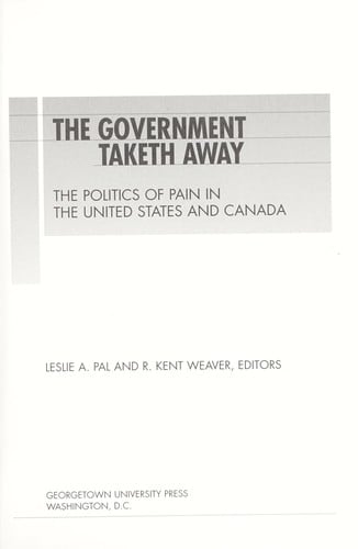 The government taketh away