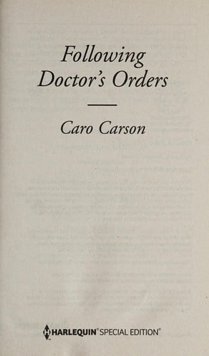 Following Doctor's Orders