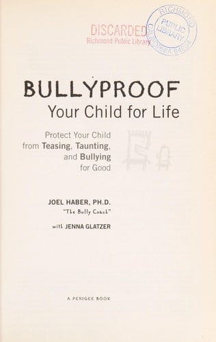 Bullyproof your child for life