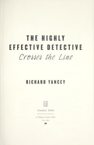 The highly effective detective crosses the line