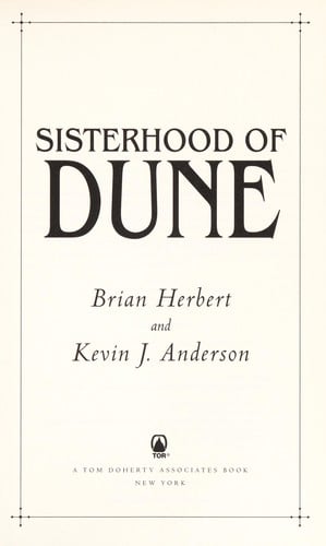 Sisterhood of Dune