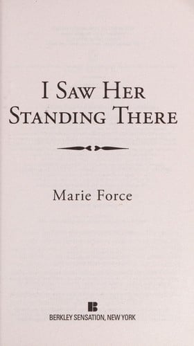 I saw her standing there