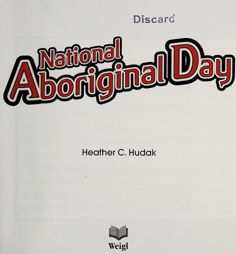 National aboriginal day