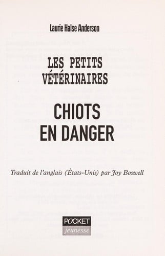 Chiots en danger