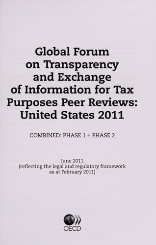 Global forum on transparency and exchange of information for tax purposes peer reviews