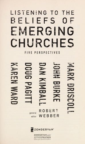 Listening to the beliefs of emerging churches
