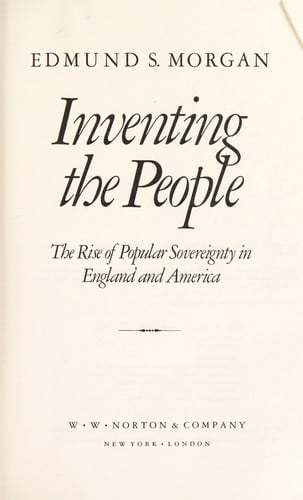 Inventing the people