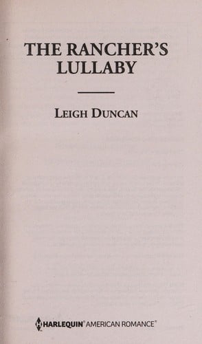 The Rancher's Lullaby