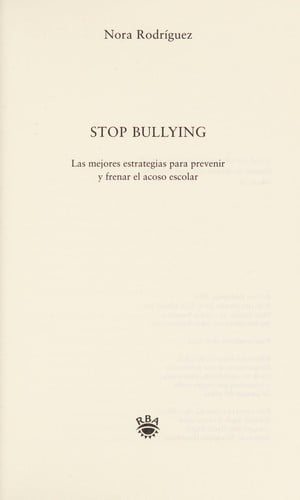 Stop bullying