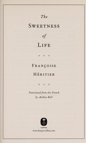 The sweetness of life