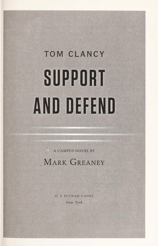 Tom Clancy support and defend