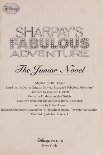 Sharpay's fabulous adventure