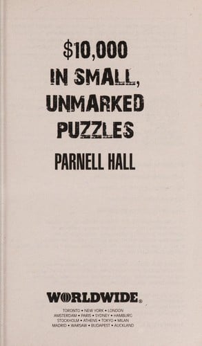 $10,000 in small, unmarked puzzles