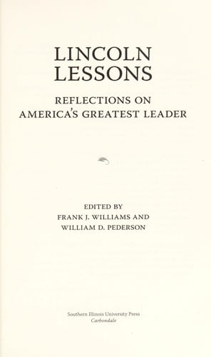 Lincoln lessons