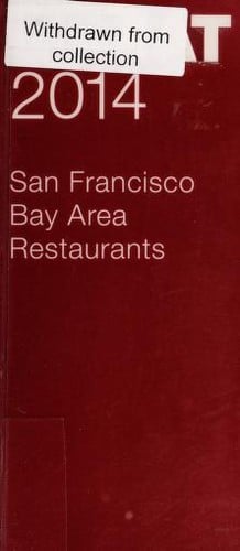 Zagat 2014 San Francisco Bay area restaurants