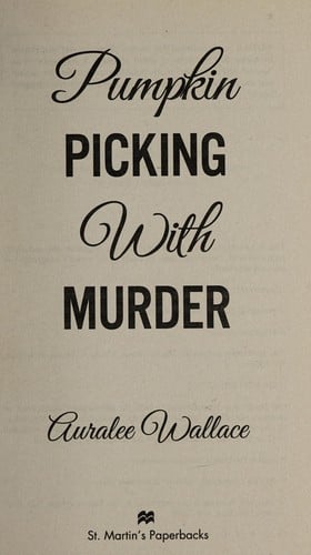 Pumpkin picking with murder
