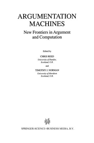 Argumentation Machines