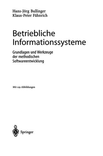 Betriebliche Informationssysteme