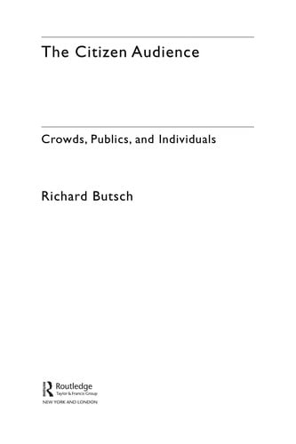 The citizen audience