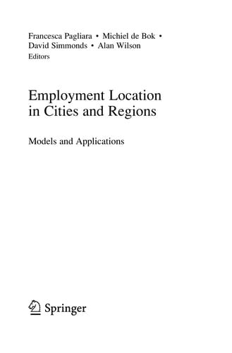 Employment Location in Cities and Regions