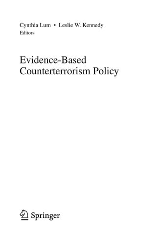 Evidence-based counterterrorism policy