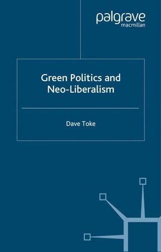 Green Politics and the Culture of Consumerism (Neo Liberalism)