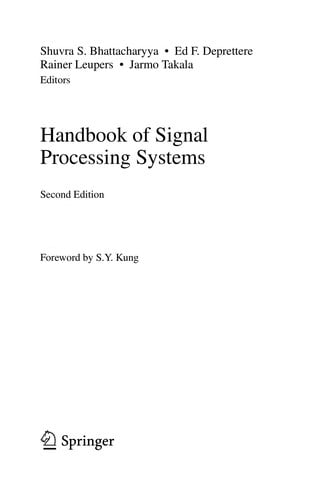 Handbook of Signal Processing Systems