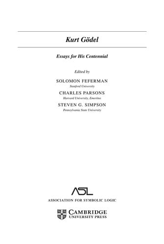 Kurt Gödel