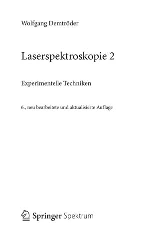 Laserspektroskopie 2