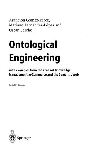 Ontological engineering