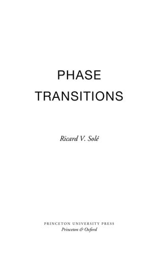 Phase transitions