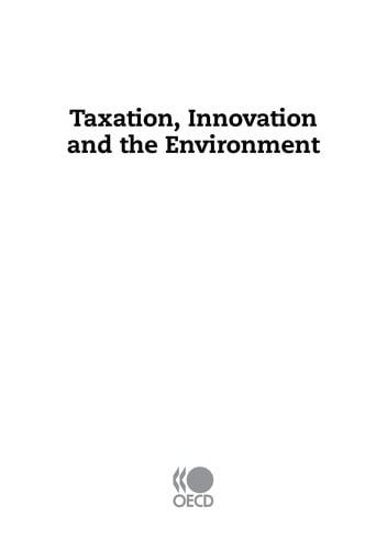 Taxation, innovation and the environment