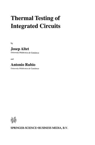 Thermal Testing of Integrated Circuits