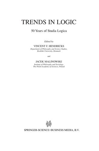 Trends in Logic