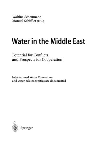 Water in the Middle East