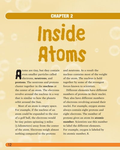 Atoms and molecules