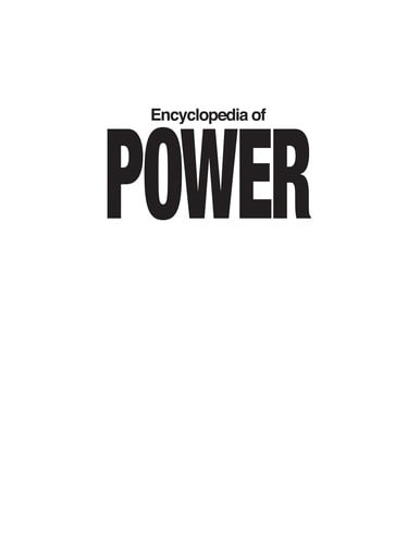 Encyclopedia of power
