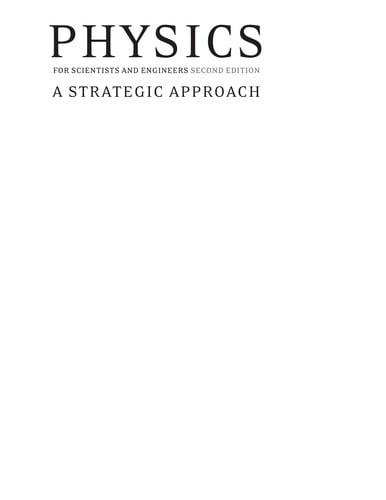 Physics for scientists and engineers